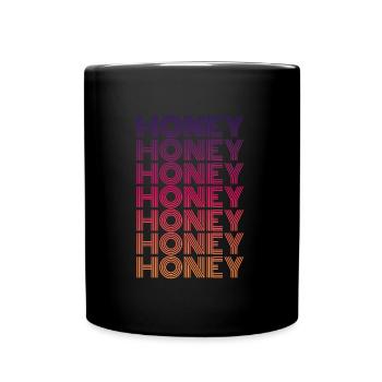 Cadeau de Saint-Valentin au miel - Mug uni - noir - Devant