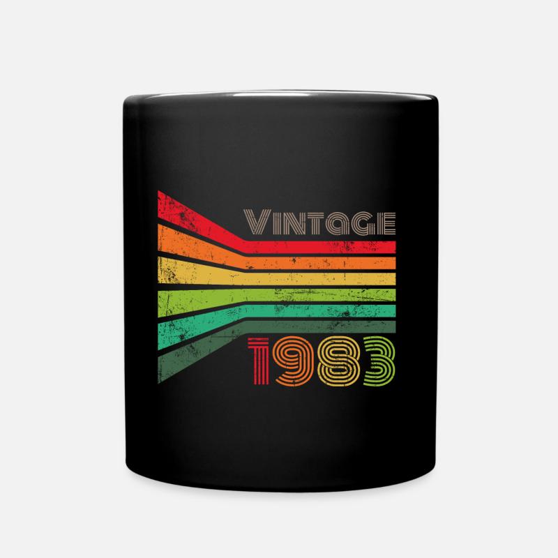 Vintage 1983 - Tasse einfarbig - Schwarz