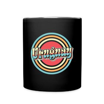 Uruguay Vintage - Full Colour Mug - black - Front