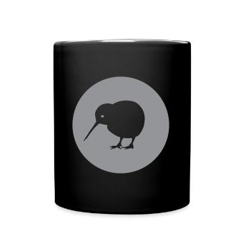 KIWI - Oiseau - Nouvelle-Zélande - Mug uni - noir - Devant
