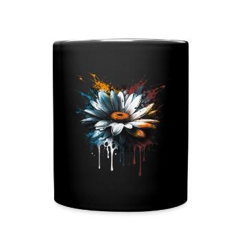Daisy - Full Colour Mug - black - Front