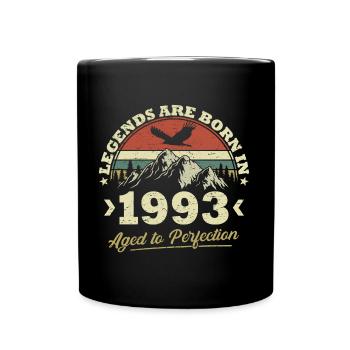 Legends were born in the year 1993 - Full Colour Mug - black - Front