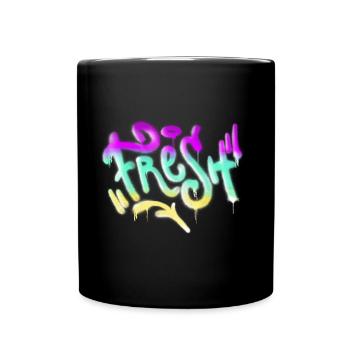 Fresh Graffiti - Full Colour Mug - black - Front