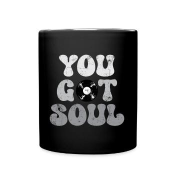 I got Soul Dj Vinyl Gift Idea - Full Colour Mug - black - Front