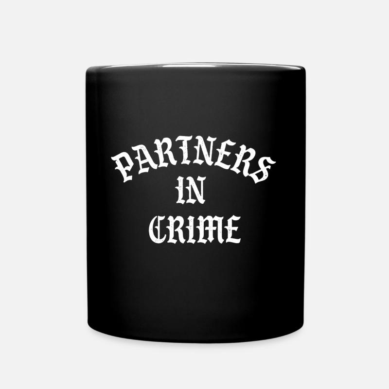 Partners in Crime - Tasse einfarbig - Schwarz