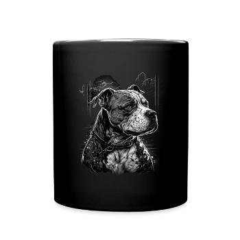 American Staffordshire Terrier - Mug uni - noir - Devant
