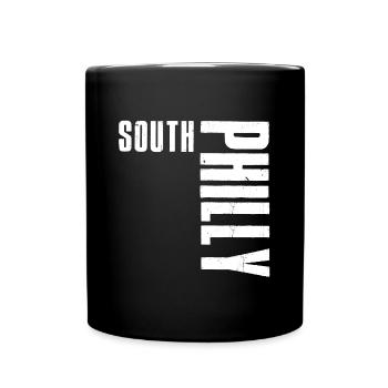 South Philly Philadelphia - Tasse einfarbig - Schwarz - Vorne
