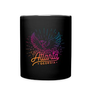 Atlanta Georgia - Tasse einfarbig - Schwarz - Vorne