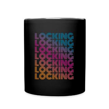 Locking Funk Style Retro - Tasse einfarbig - Schwarz - Vorne