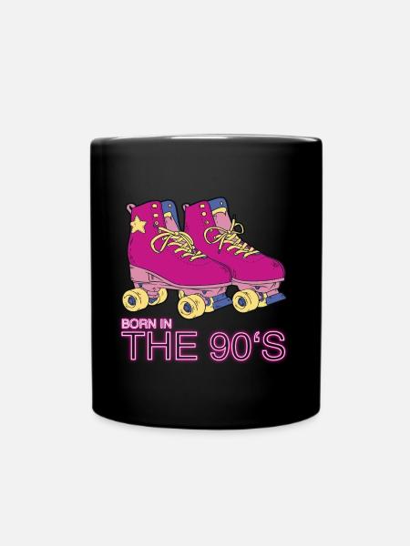 Born in the 90's - Tasse einfarbig - Schwarz