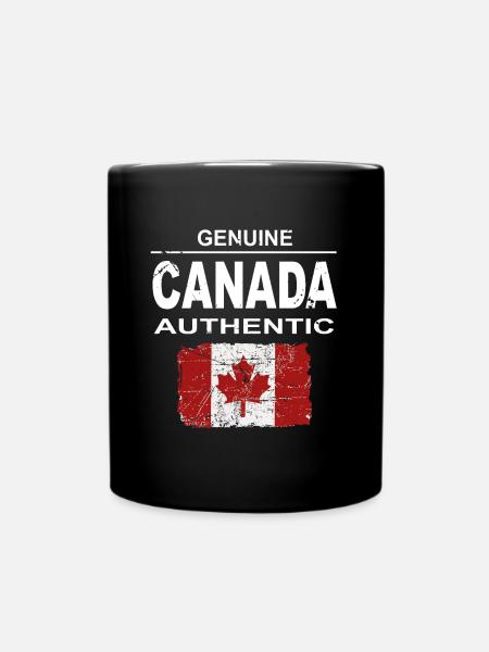 Kanada - Maple Leaf - Canada - Tasse einfarbig - Schwarz