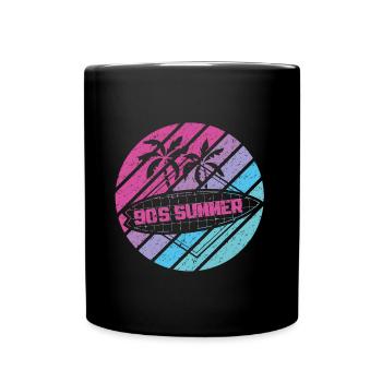 90's summer - Tasse einfarbig - Schwarz - Vorne