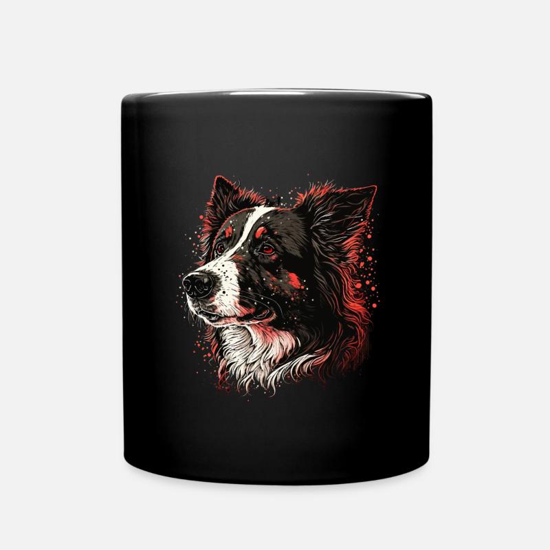 Border Collie - Mug uni - noir