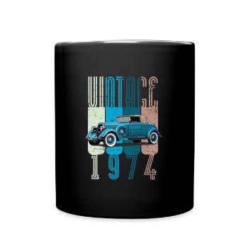 1974 49th birthday - Full Colour Mug - black - Front