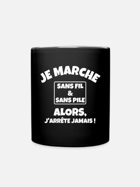 je suis retraité, je suis retraitée - Mug uni - noir