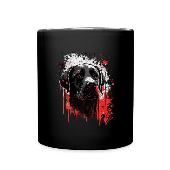 Labrador - Full Colour Mug - black - Front