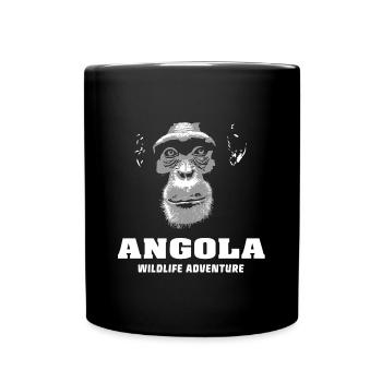 Angola - Chimpanzés - Mug uni - noir - Devant