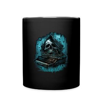 Piano d’horreur - Mug uni - noir - Devant