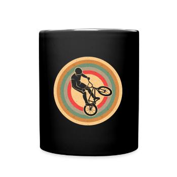 BMX Rider Bike Vintage Boys Bike BMX - Mug uni - noir - Devant