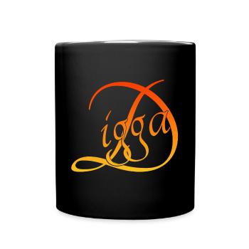 Digga - Tasse einfarbig - Schwarz - Vorne