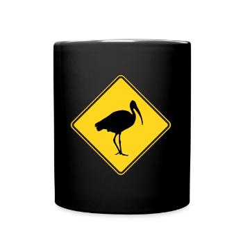 Panneau Bin Chicken Road - Mug uni - noir - Devant