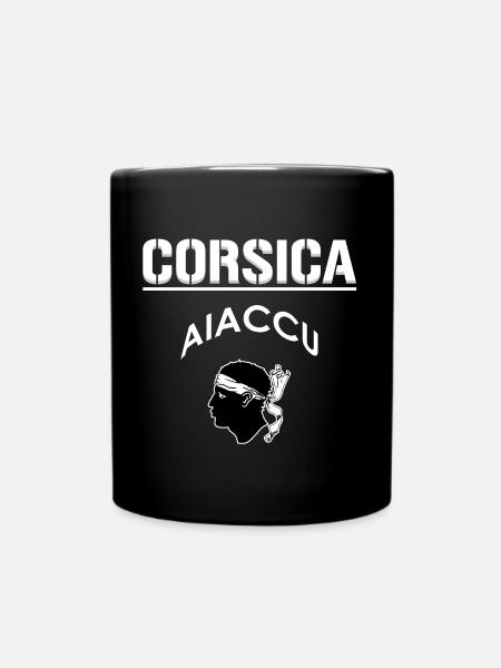 Korsika aiaccu (Ajaccio) - Tasse einfarbig - Schwarz