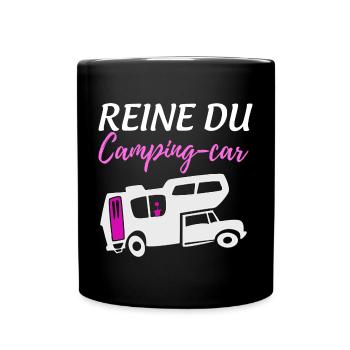 Ma Femme C'est La Reine Du Camping-car - Mug uni - noir - Devant