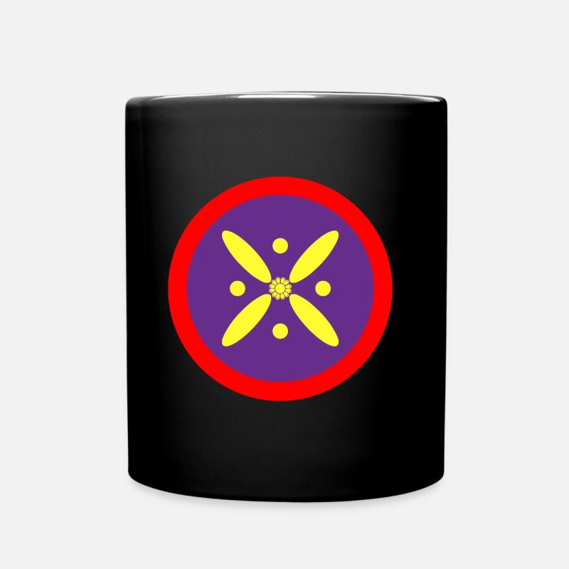 Derafsh Kaviani, Lotusblüte, Iran, Persien, Flagge - Tasse einfarbig - Schwarz