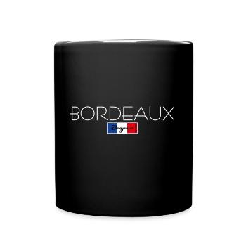 BORDEAUX FRANCE HOLIDAY SUMMER PARTY (w) - Full Colour Mug - black - Front