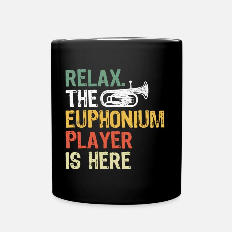 Euphonium Orchester Musiker - Tasse einfarbig - Schwarz