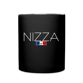NICE FRANCE HOLIDAY SUMMER PARTY (w) - Full Colour Mug - black - Front
