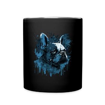 Bouledogue français - Mug uni - noir - Devant