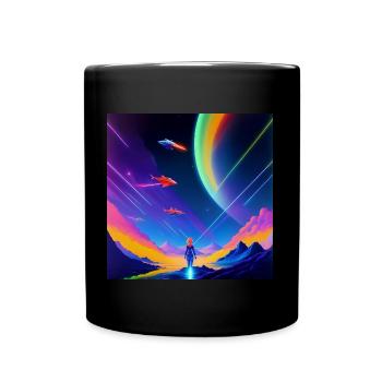 Sci Fi Heroes - Mug uni - noir - Devant