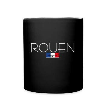 ROUEN FRANCE VACANCES FÊTE D’ÉTÉ (w) - Mug uni - noir - Devant