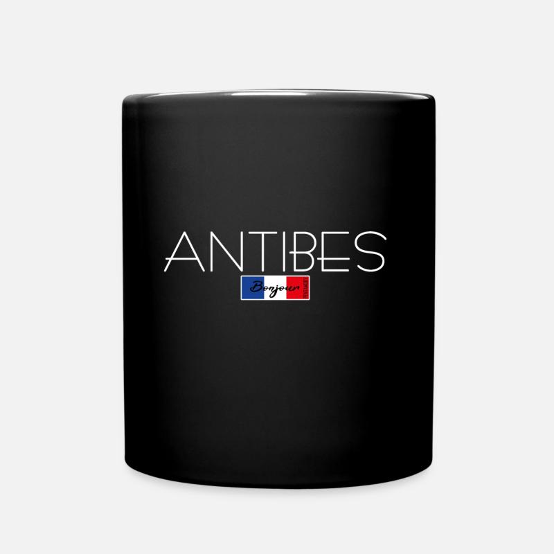 ANTIBES FRANKREICH URLAUB SOMMER PARTY (w) - Tasse einfarbig - Schwarz