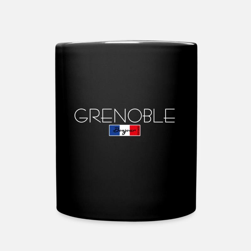 GRENOBLE FRANKREICH URLAUB SOMMER PARTY (w) - Tasse einfarbig - Schwarz