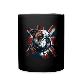 Grumpy English Bulldog - Mug uni - noir - Devant