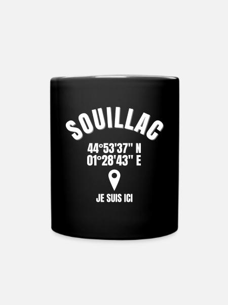 Souillac, LOT, 46200, 46 - Mug uni - noir