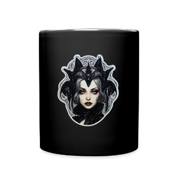 Goth Fille Gothique Femme Mystique Sorcière Noire - Mug uni - noir - Devant