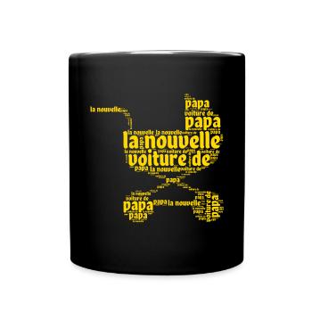 Annonce Grossesse Futur Père Nouveau Papa Humour - Mug uni - noir - Devant