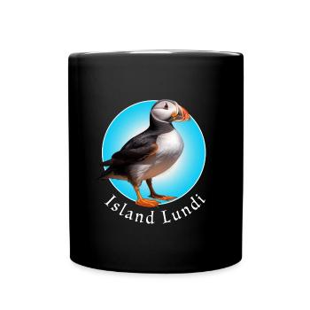 Island Lundi - Tasse einfarbig - Schwarz - Vorne