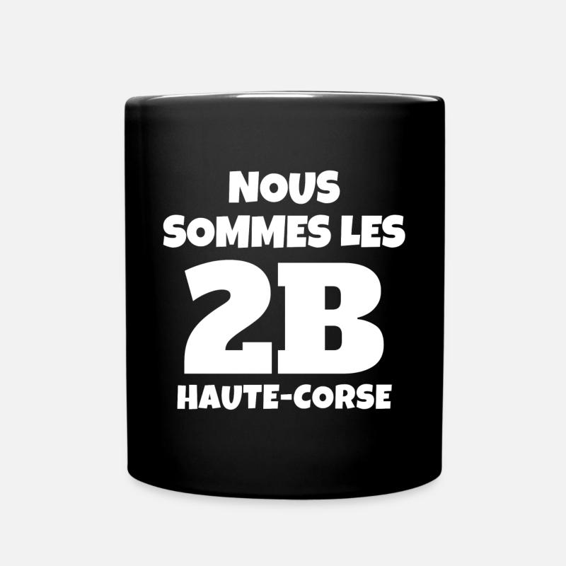 Corse, haute Corse, Bastia, 2B - Mug uni - noir
