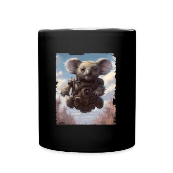 Koala Bear - Full Colour Mug - black - Front