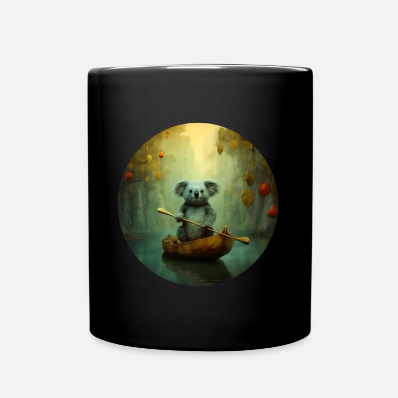 Koala à Venise - Mug uni - noir