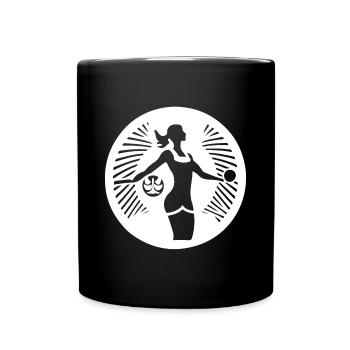 Joueur de volley-ball - Mug uni - noir - Devant