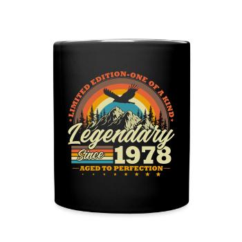 Légendaire depuis 1978 Cadeau d’anniversaire vintage - Mug uni - noir - Devant