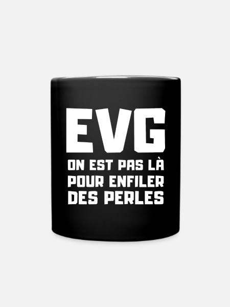 EVG, équipe du marié, futur marié - Mug uni - noir
