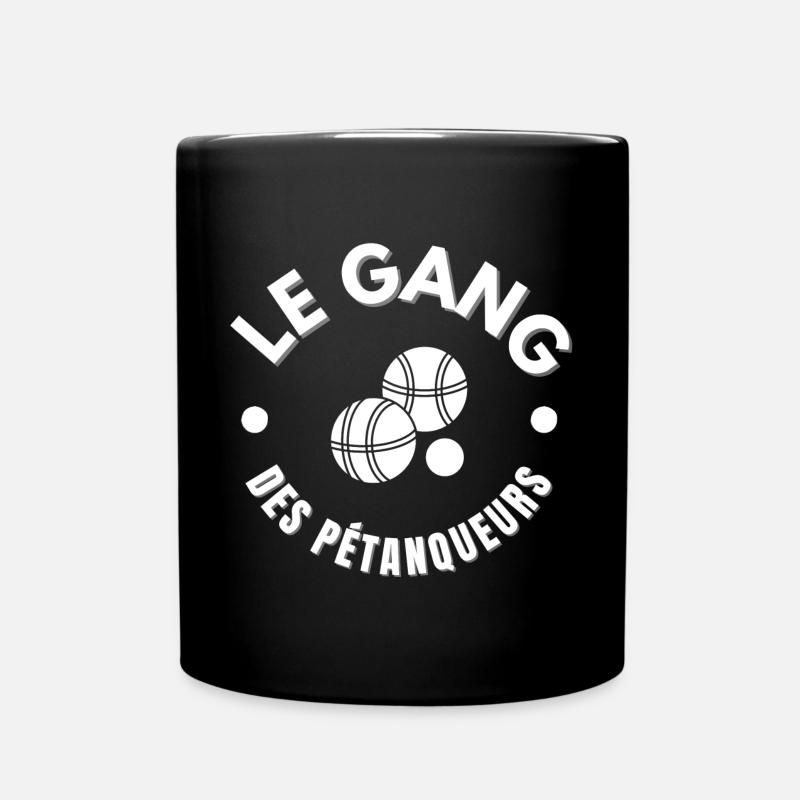 pétanque, fan de pétanque, pétanqueur - Mug uni - noir