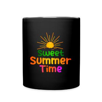 sweet summertime - Full Colour Mug - black - Front