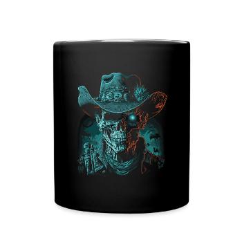Creepy cowboy - Full Colour Mug - black - Front